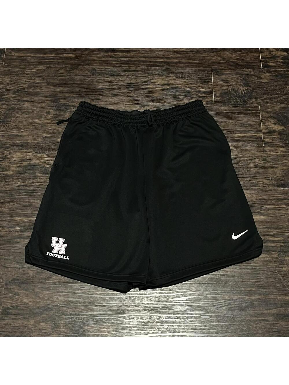 Houston Cougars UH Football Nike Black Jog Game Shorts Size 2XL